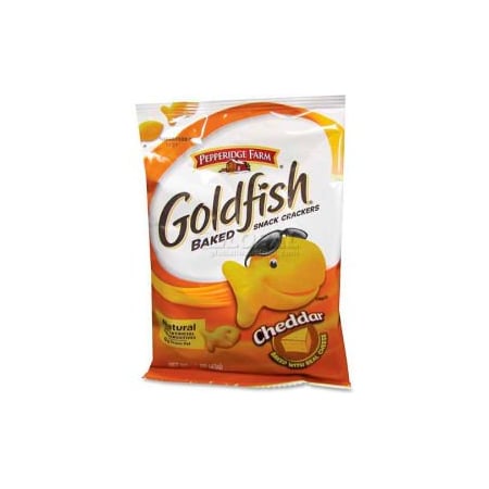 Marjack Pepperidge Farm  Goldfish  Crackers, Cheddar, 1.5 Oz, 72/Carton CAM13539